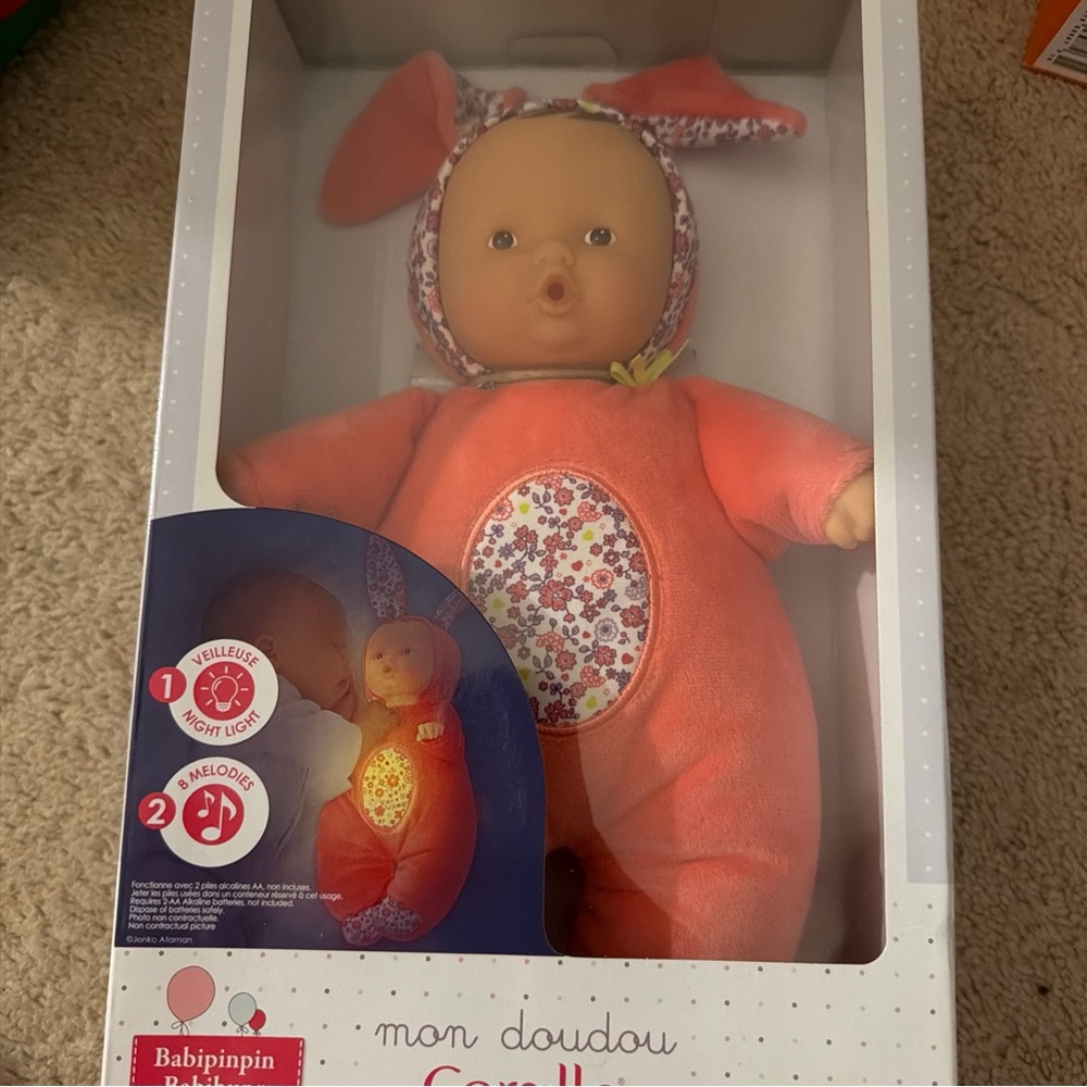 Mon Doudou Corolle Baby Doll lights up